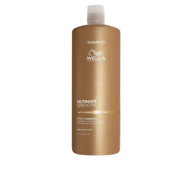Sampon hidratant cu efect de netezire si stralucire Wella Professionals ULTIMATE SMOOTH 1000 ml Sampon hidratant cu efect de netezire si stralucire Wella Professionals ULTIMATE SMOOTH 1000 ml